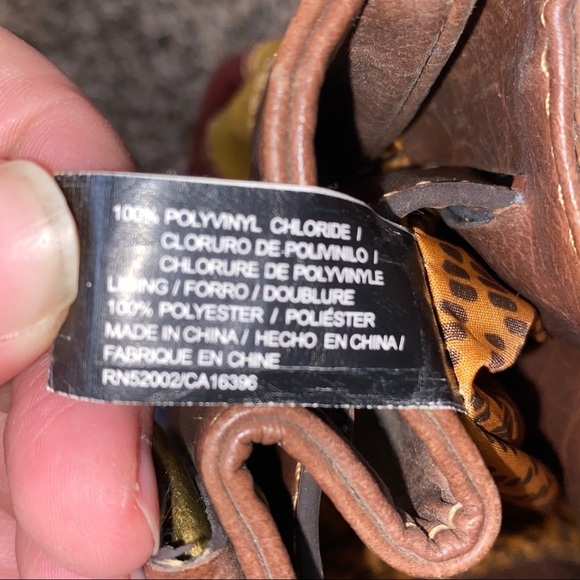 Axcess Liz Claiborne Color Block Boho Bag - Picture 14 of 15